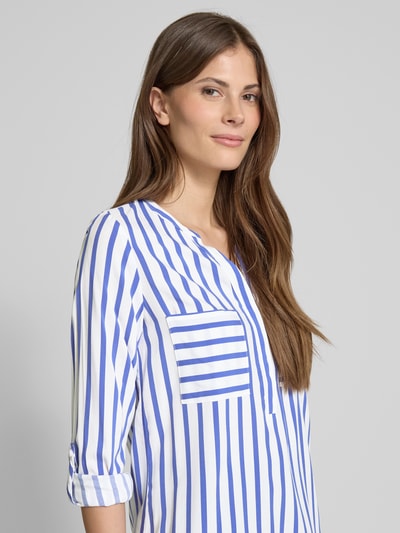 Christian Berg Woman Blouseshirt met borstzakken Blauw - 3