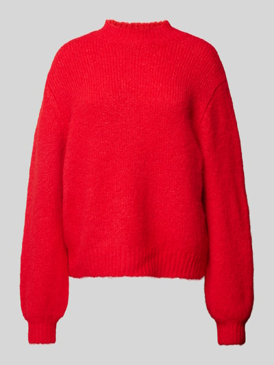 B.Young Relaxed Fit Strickpullover mit Stehkragen Modell 'MILLER' Rot 2