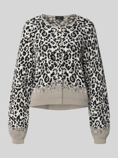 monari Kurtka z dzianiny z okrągłym dekoltem Szarobrązowy 2