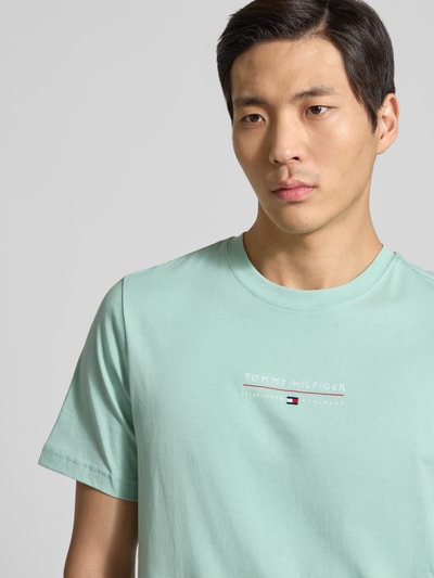 Tommy Hilfiger Regular Fit T-Shirt aus reiner Baumwolle Mint 3