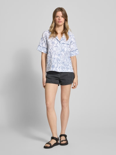 Pepe Jeans Overhemdblouse met knoopsluiting, model 'DORIS' Wit - 1