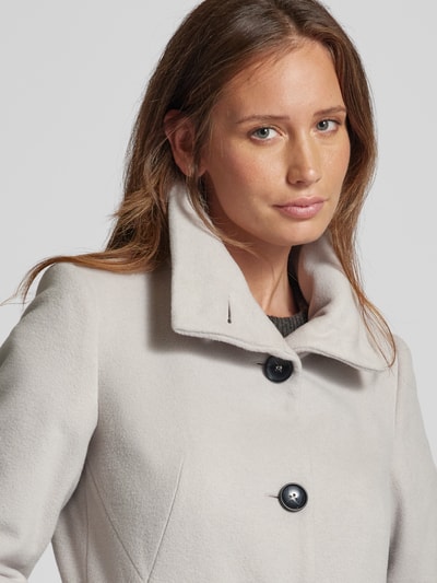 Milo Coats Mantel mit Stehkragen Modell 'Babette' Ecru 6