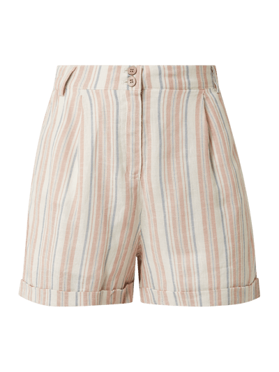 Review Shorts mit Streifenmuster Rose 2