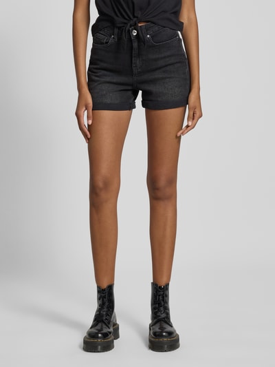 Only Relaxed Fit Jeansshorts aus Baumwoll-Mix Modell 'JOSEPHINE' Black 4