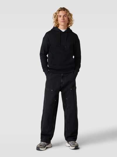 Jack & Jones Hoodie met kangoeroezak, model 'ESTAR' Zwart - 1