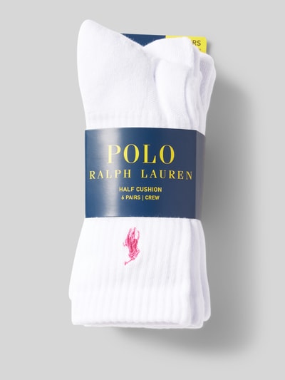 Polo Ralph Lauren Socken mit Rippenbündchen im 6er-Pack Weiss 3