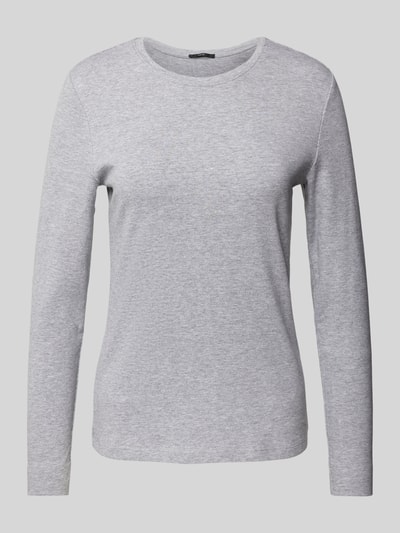 Zero Longsleeve met ronde hals Middengrijs gemêleerd - 2