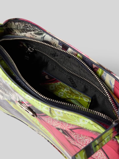 Diesel Handtasche mit Label-Detail Black 5