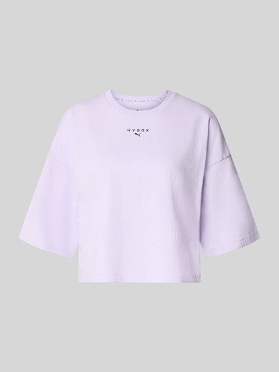 PUMA Relaxed Fit T-Shirt aus reiner Baumwolle Flieder 2