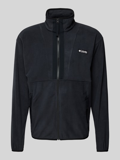 COLUMBIA Sweatjacke mit Label-Details Black 2