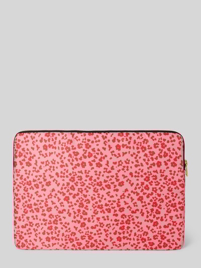 WOUF Laptoptasche mit Label-Detail Modell 'Roar' Pink 2