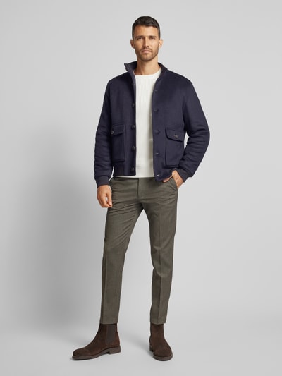 Profuomo Jacke mit Stehkragen Marine 1