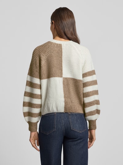 Apricot Gebreide pullover met ronde hals Offwhite - 5