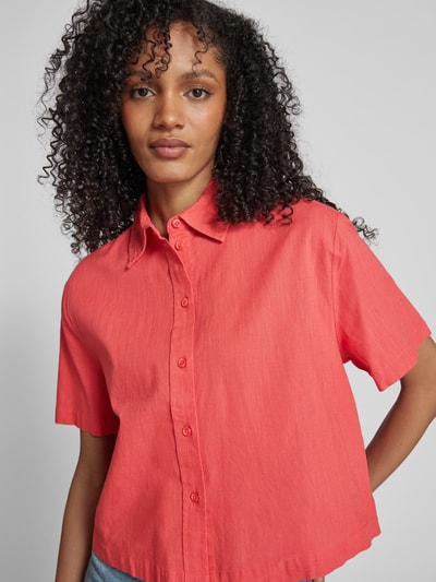 JAKE*S STUDIO WOMAN Cropped Bluse mit Kentkragen Koralle 3
