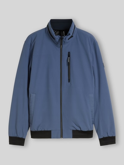 Tom Tailor Regular Fit Blouson aus wasserdichtem Stoff Blau 2
