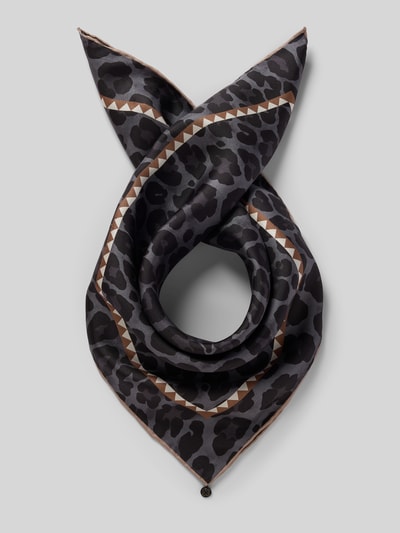 Codello Seidenschal mit eingefassten Abschlüssen Mittelgrau 1