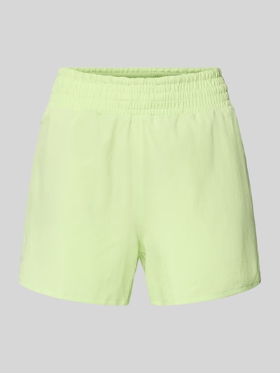 Produktfoto, Regular Fit Shorts mit elastischem Bund Modell 'Kout' von Salomon in Hellgrün, glatte Oberfläche, integrierter Slip, Damen Shorts