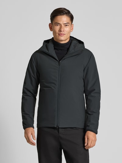 SCANDINAVIAN EDITION Regular Fit Jacke mit Zweiwege-Reißverschluss Modell 'Nimbus' Oliv 4