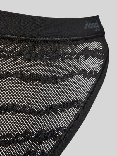 Sloggi String in Mesh-Optik Modell 'Lenzing’s Tencel™' Black 2