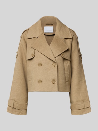 LeGer by Lena Gercke Jack met reverskraag, model 'Elianna' Taupe - 2