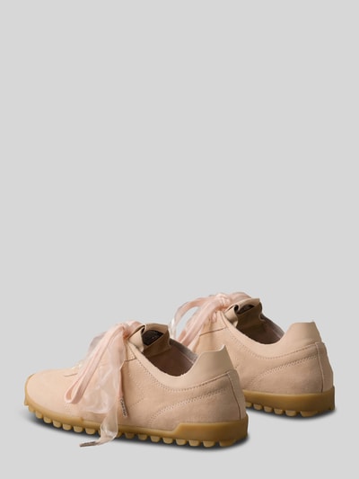 CK Calvin Klein Sneaker aus Veloursleder mit zwei Schnürsenkeln Sand 2