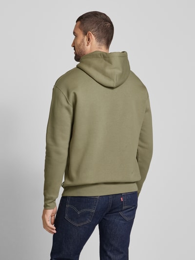 Cinque Hoodie mit gerippten Abschlüssen Modell 'Swift' Oliv 5