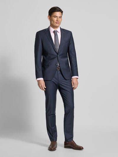 BOSS Regular Fit Businesshemd mit Strukturmuster Rosa 1