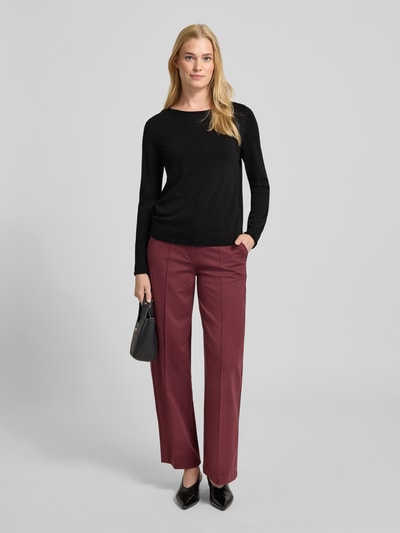 s.Oliver RED LABEL Regular Fit Strickpullover aus Baumwoll-Viskose-Mix Black 1