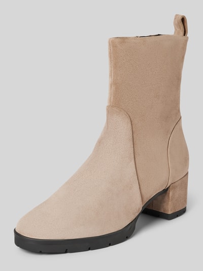 Högl Ankle Boots mit Zugschlaufe Taupe 1