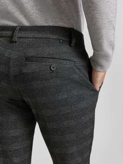 Tom Tailor Denim Slim fit chino met viscosegehalte Donkergrijs - 3