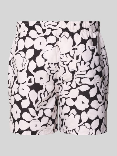 SELECTED HOMME Zwembroek met elastische band Zwart - 3