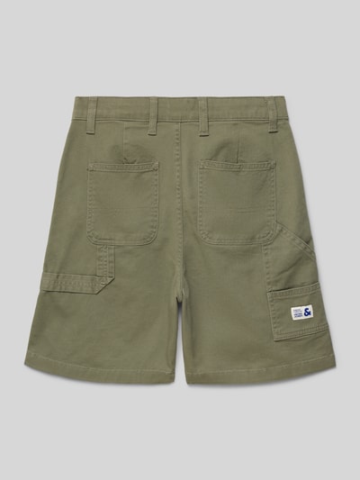 Jack & Jones Bermudas mit Eingrifftaschen Modell 'TONY' Oliv 3