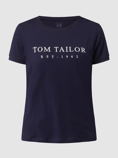 Tom Tailor T-Shirt mit Logo-Print  Marine 2