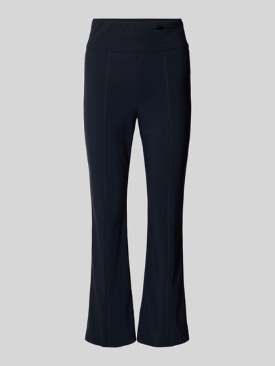 Marc Cain Loose Fit Jogpants mit breitem Bund Marine 1