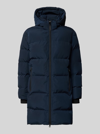 NAUTGÅRD Gewatteerde lange jas met Sorona® Aura-vulling Marineblauw - 2