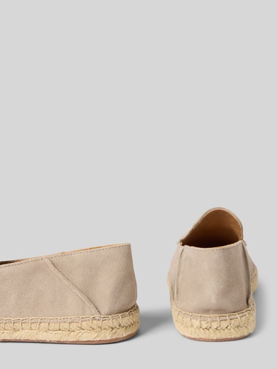 BOSS Lederloafer mit Strukturmuster Modell 'Madeira' Beige 2