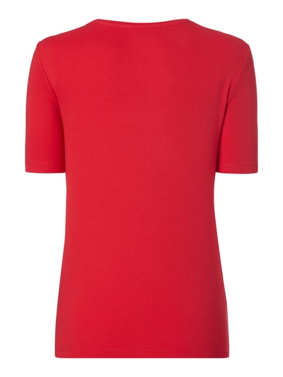 Christian Berg Woman T-Shirt aus reiner Baumwolle  Rot 3