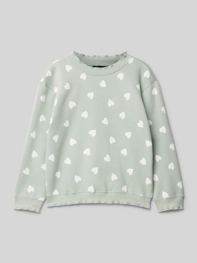 Blue Seven Sweatshirt met ronde hals Mintgroen - 1