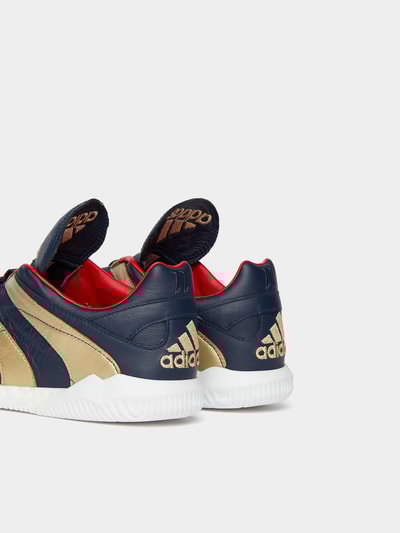 Adidas Football Sneaker aus Leder Blau 3