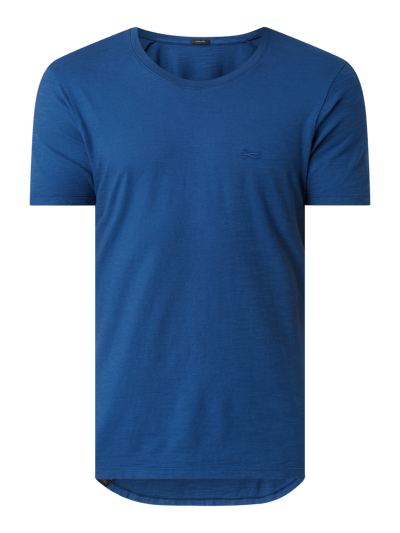 Denham T-shirt van slubjersey Koningsblauw - 2