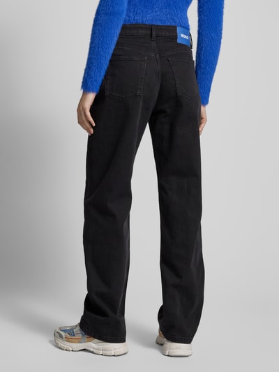 Hugo Blue Straight Leg Jeans im 5-Pocket-Design Modell 'Elyah' Black 5