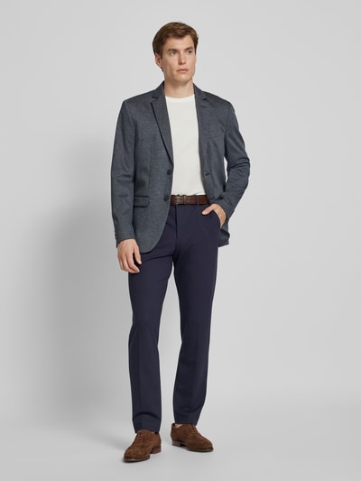 SELECTED HOMME Marynarka na dwa guziki o kroju slim fit z kołnierzem z połami model ‘AITOR’ Ciemnoniebieski 1