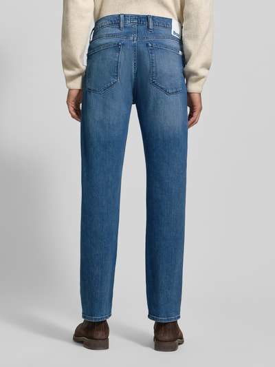 Brax Wide Leg Fit Jeans mit Eingrifftaschen Modell 'Clint' Jeansblau 5