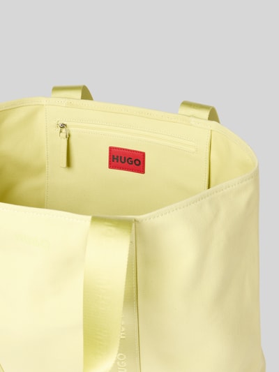 HUGO Strandtasche aus reiner Baumwolle Modell 'BECKY CA_TOTE' Hellgruen 5