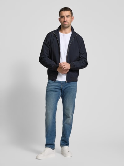 Casual Friday Jacke mit seitlichen Eingrifftaschen Modell 'Joshu' Marine 1