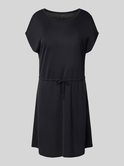 Only Getailleerde knielange jurk van viscosemix, model 'HANNAH' Zwart - 2