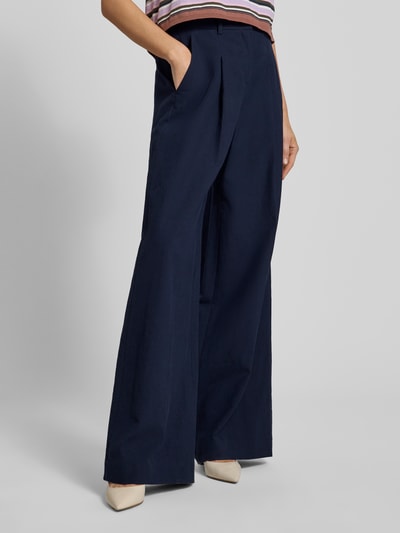 SEDUCTIVE Broek met Franse steekzakken model 'CHRISSY' Marineblauw - 4
