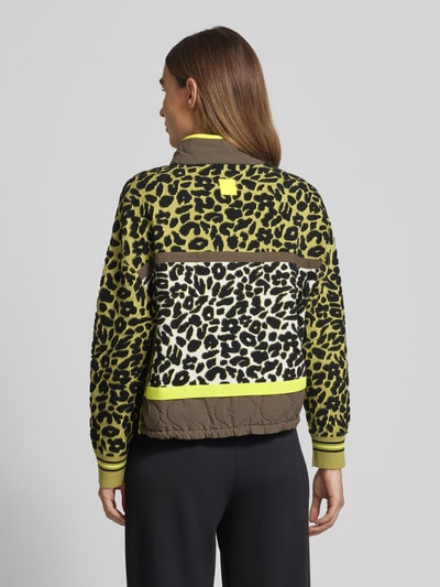 Marc Cain Strickpullover mit Stehkragen Khaki 5