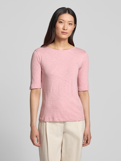 Christian Berg Woman T-shirt met boothals Oudroze - 4