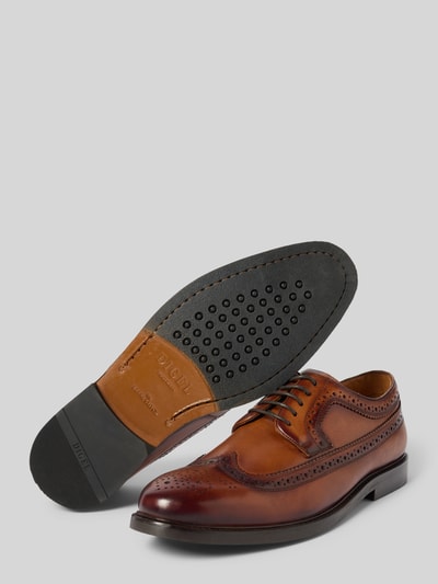 DIGEL Derby mit Lochmuster Modell 'Sherlock' Cognac 4